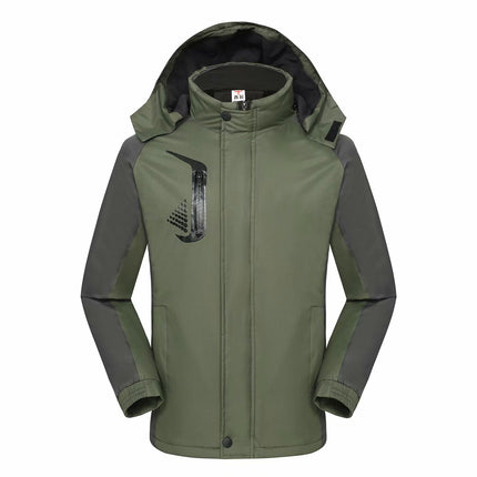 Velvet Thickeneded Jacket with Custom Printed Logo, Corporate Work Clothes, Windproof and Waterproof Warm Jacket, Advertising Shirt