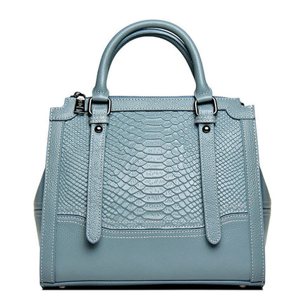 Bags for Women 2024 New Fashion Genuine Leather Crossbody Bag Women's Crocodile Pattern Handheld Shoulder Bag European and American Dropshipping