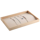 Bamboo necklace plate beige