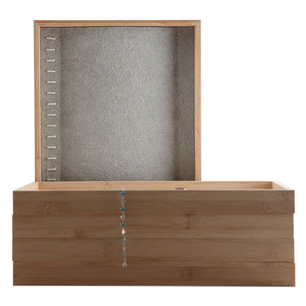 New bamboo jewelry plate necklace plate bracelet display tray storage box jewelry rack jewelry display props