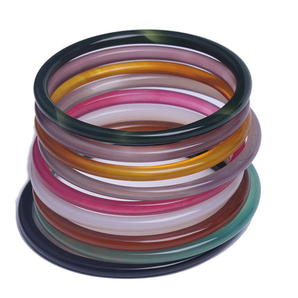Ice Fine Line Bracelet Women's Jingle Bracelet Chalcedony Agate Bracelet Jade Bracelet Wholesale