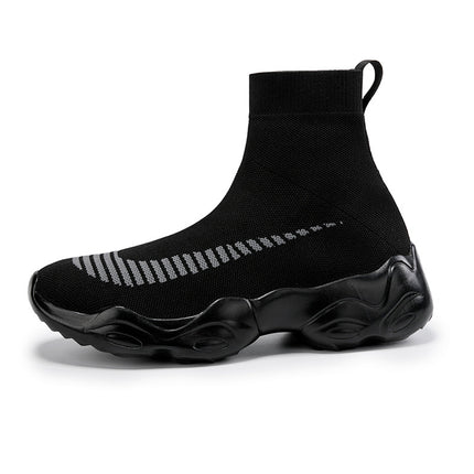 Manufacturer's Spring and Summer Elastic Socks Shoes Bayuelianga Men's High-Top Korean Style Versatile Women's Shoes Cross-Border Dropshipping Platform Shoes