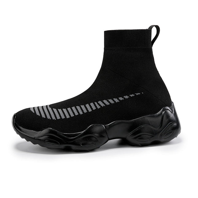 Manufacturer's Spring and Summer Elastic Socks Shoes Bayuelianga Men's High-Top Korean Style Versatile Women's Shoes Cross-Border Dropshipping Platform Shoes