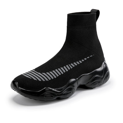 Manufacturer's Spring and Summer Elastic Socks Shoes Bayuelianga Men's High-Top Korean Style Versatile Women's Shoes Cross-Border Dropshipping Platform Shoes
