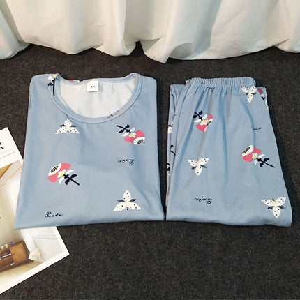 Factory new direct selling spring and autumn long sleeve pajamas women's autumn Korean leisure and comfortable girl student home clothing suit