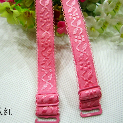 [Factory Low Price Wholesale] 1.5cm Bra Cloth Shoulder Straps Intimates Jacquard Shoulder Straps Individually Packaged