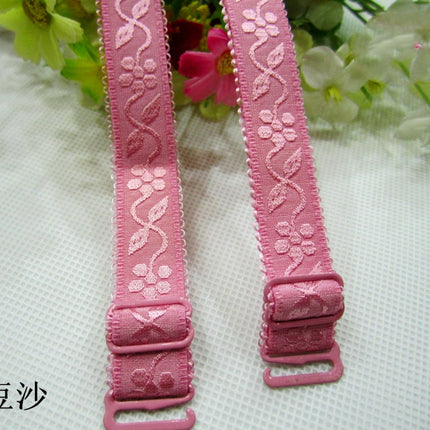 [Factory Low Price Wholesale] 1.5cm Bra Cloth Shoulder Straps Intimates Jacquard Shoulder Straps Individually Packaged