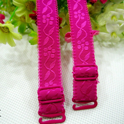 [Factory Low Price Wholesale] 1.5cm Bra Cloth Shoulder Straps Intimates Jacquard Shoulder Straps Individually Packaged