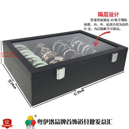 in stock wholesale black plush necklace bracelet ring pendant earrings 12 24 grid jewelry storage display plate