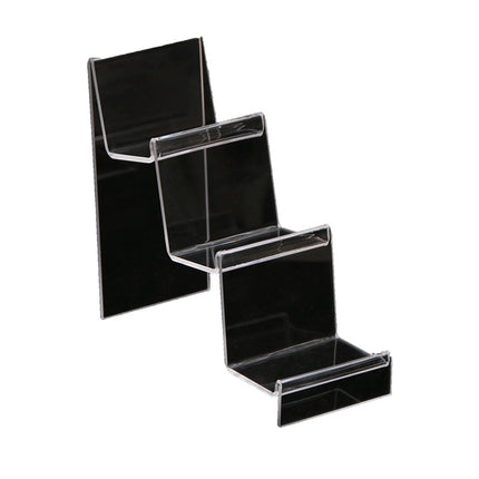 Multi-layer acrylic display stand mobile phone wallet display stand plexiglass transparent display display props