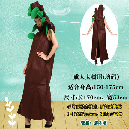 Adult Children's Day Performance Costume Non-woven Fruit and Vegetable Handmade Environmentally Friendly Show Clothes