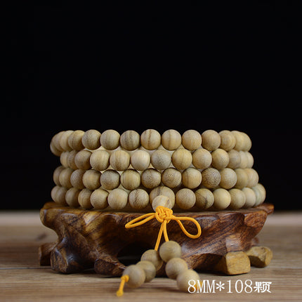 Live Streaming Supply of Papuan Milkwood Buddha Beads, Cultural Jewelry Bracelets, 108 Prayer Beads, Unisex Bracelets