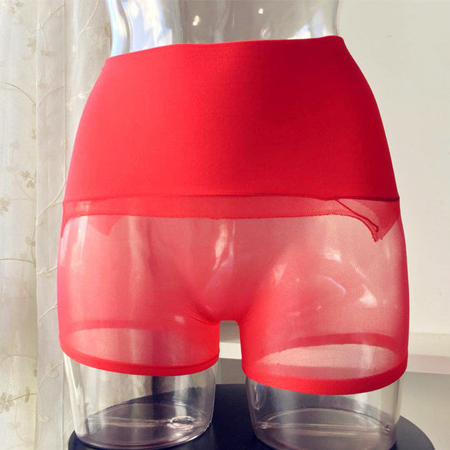 360 degree seamless low waist transparent stockings underwear arbitrary cut ultra thin seamless underwear men's and women's sexy boxer underwear