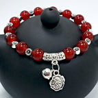 S331 red agate Rose