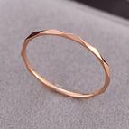 V-shaped flower rose gold / No. 4