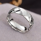 6mm rhombus silver / No. 4