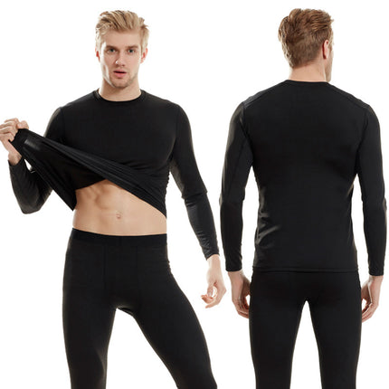 Sports Bodysuit Men's Long-Sleeved Elastic Quick-Drying Basketball Training Base Layer Autum New Running Fitness Clothing Top