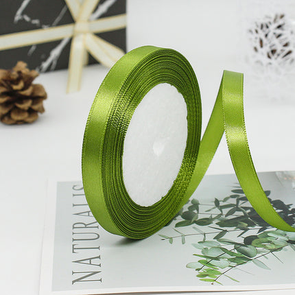1cm Ribbon Gift Packaging Ribbon Cake Baking Gift Box Ribbon Wedding Decoration Cross-border Ribbon Wholesale