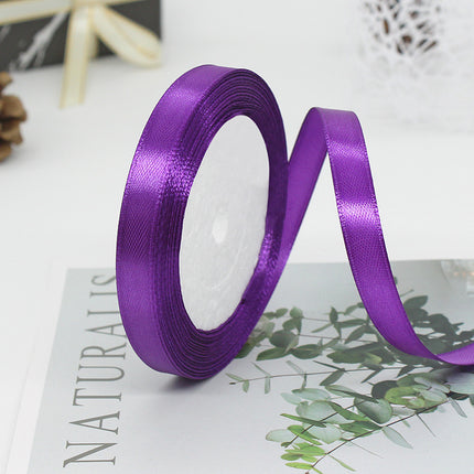 1cm Ribbon Gift Packaging Ribbon Cake Baking Gift Box Ribbon Wedding Decoration Cross-border Ribbon Wholesale