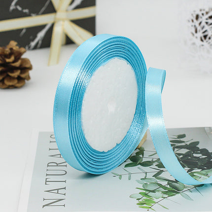 1cm Ribbon Gift Packaging Ribbon Cake Baking Gift Box Ribbon Wedding Decoration Cross-border Ribbon Wholesale