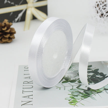 1cm Ribbon Gift Packaging Ribbon Cake Baking Gift Box Ribbon Wedding Decoration Cross-border Ribbon Wholesale