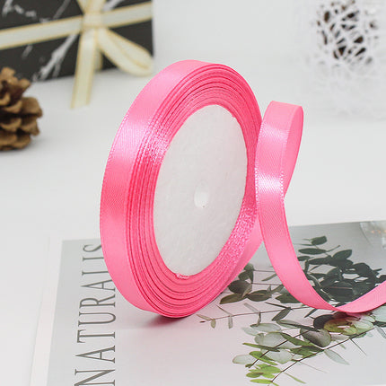 1cm Ribbon Gift Packaging Ribbon Cake Baking Gift Box Ribbon Wedding Decoration Cross-border Ribbon Wholesale