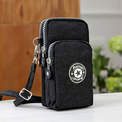 2020 Korean style mobile phone bag women's mobile phone bag packaging zipper printed small bag summer shoulder bag women's crossbody