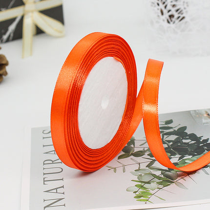 1cm Ribbon Gift Packaging Ribbon Cake Baking Gift Box Ribbon Wedding Decoration Cross-border Ribbon Wholesale