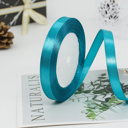 1cm Ribbon Gift Packaging Ribbon Cake Baking Gift Box Ribbon Wedding Decoration Cross-border Ribbon Wholesale