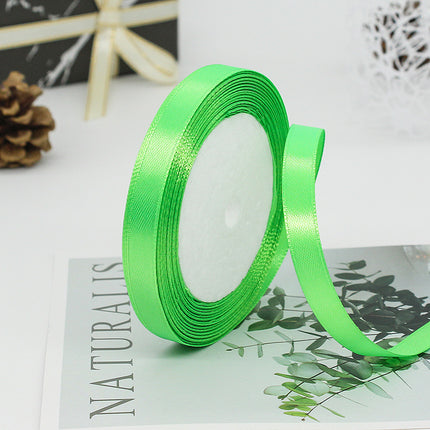 1cm Ribbon Gift Packaging Ribbon Cake Baking Gift Box Ribbon Wedding Decoration Cross-border Ribbon Wholesale