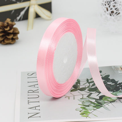 1cm Ribbon Gift Packaging Ribbon Cake Baking Gift Box Ribbon Wedding Decoration Cross-border Ribbon Wholesale