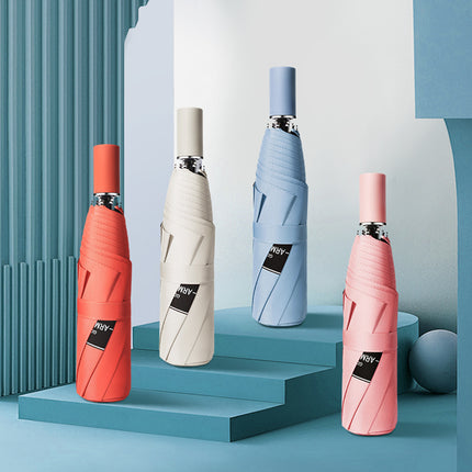 Automatic Umbrella Large Wholesale Sun Protection UV Protection Sun Umbrella Women's Folding Sunny and Rainy Umbrella Customized Advertising
