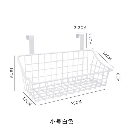 Cabinet Door Rear Hanging Basket Storage Frame Dormitory Artifact Bedside Hanging Basket Kitchen Bathroom Multifunctional Finishing Storage Basket