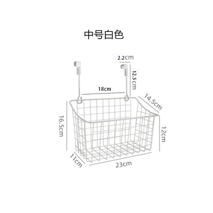 Cabinet Door Rear Hanging Basket Storage Frame Dormitory Artifact Bedside Hanging Basket Kitchen Bathroom Multifunctional Finishing Storage Basket