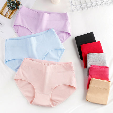 Zhidiman Pure Cotton Breathable Women's Underwear × 2 Pairs m Size