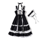 Black dress + headdress / All yards