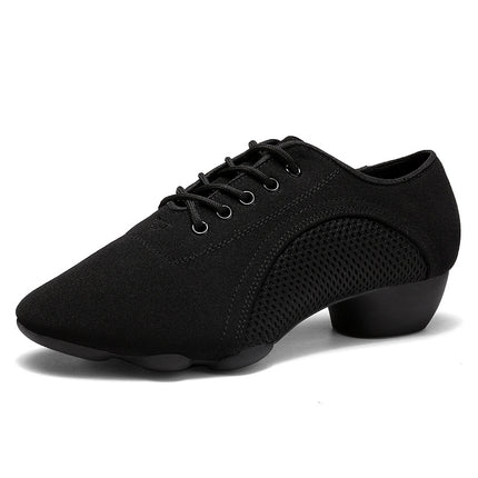 Dance Shoes Teacher Shoes Men and Women Latin Teacher Shoes Children Oxford Cloth Dance Shoes Cross Border Dance Shoes Parent-Child Dance
