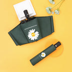 Fully automatic-GD Daisy-dark green / Vinyl umbrella