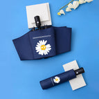 Automatic-GD Daisy-navy blue / Vinyl umbrella