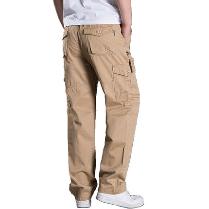 Spring and Autumn Casual Long Pants Men's Casual Pants Men's Outdoor Loose Overalls Men's Pants Straight plus size Sports Pants for Men
