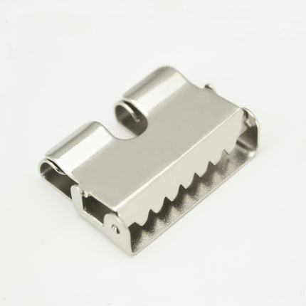 Belt head connection iron clip plate buckle multi-purpose clip pin buckle belt accessories 40mm smooth buckle belt linker