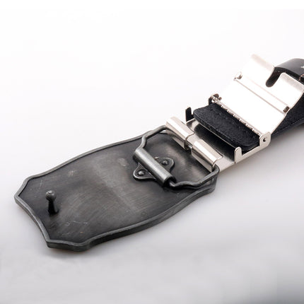Belt head connection iron clip plate buckle multi-purpose clip pin buckle belt accessories 40mm smooth buckle belt linker