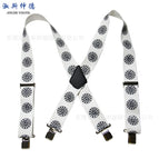 Four clips-white and black printing 5.0 * 120cm