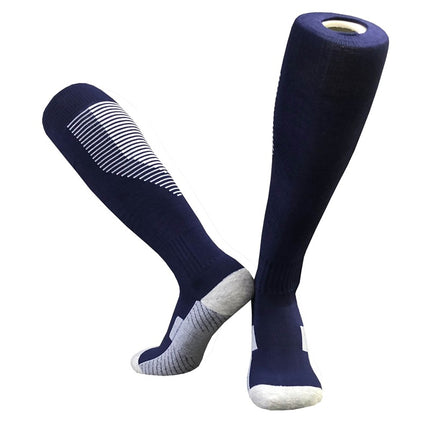Cross-Border Autumn and Winter Over-The-Knee Towel Bottom Football Socks for Women and Men Breathable Children's Warm Stockings Sports Socks Wholesale