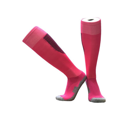 Cross-Border Autumn and Winter Over-The-Knee Towel Bottom Football Socks for Women and Men Breathable Children's Warm Stockings Sports Socks Wholesale