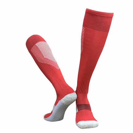 Cross-Border Autumn and Winter Over-The-Knee Towel Bottom Football Socks for Women and Men Breathable Children's Warm Stockings Sports Socks Wholesale