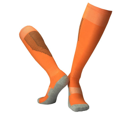Cross-Border Autumn and Winter Over-The-Knee Towel Bottom Football Socks for Women and Men Breathable Children's Warm Stockings Sports Socks Wholesale