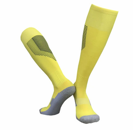 Cross-Border Autumn and Winter Over-The-Knee Towel Bottom Football Socks for Women and Men Breathable Children's Warm Stockings Sports Socks Wholesale