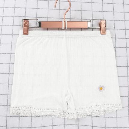 Women's underwear modal plus size lace safety pants leggings anti-exposure boxers three-point non-curling shorts