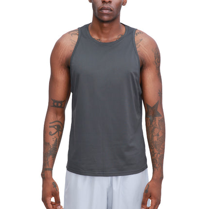 Summer Quick Dry Men's Sports Vest Loose Outdoor Running Basketball Sleeveless Fitness Vest Top